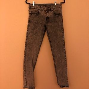 Acid Wash Skinny Jeans